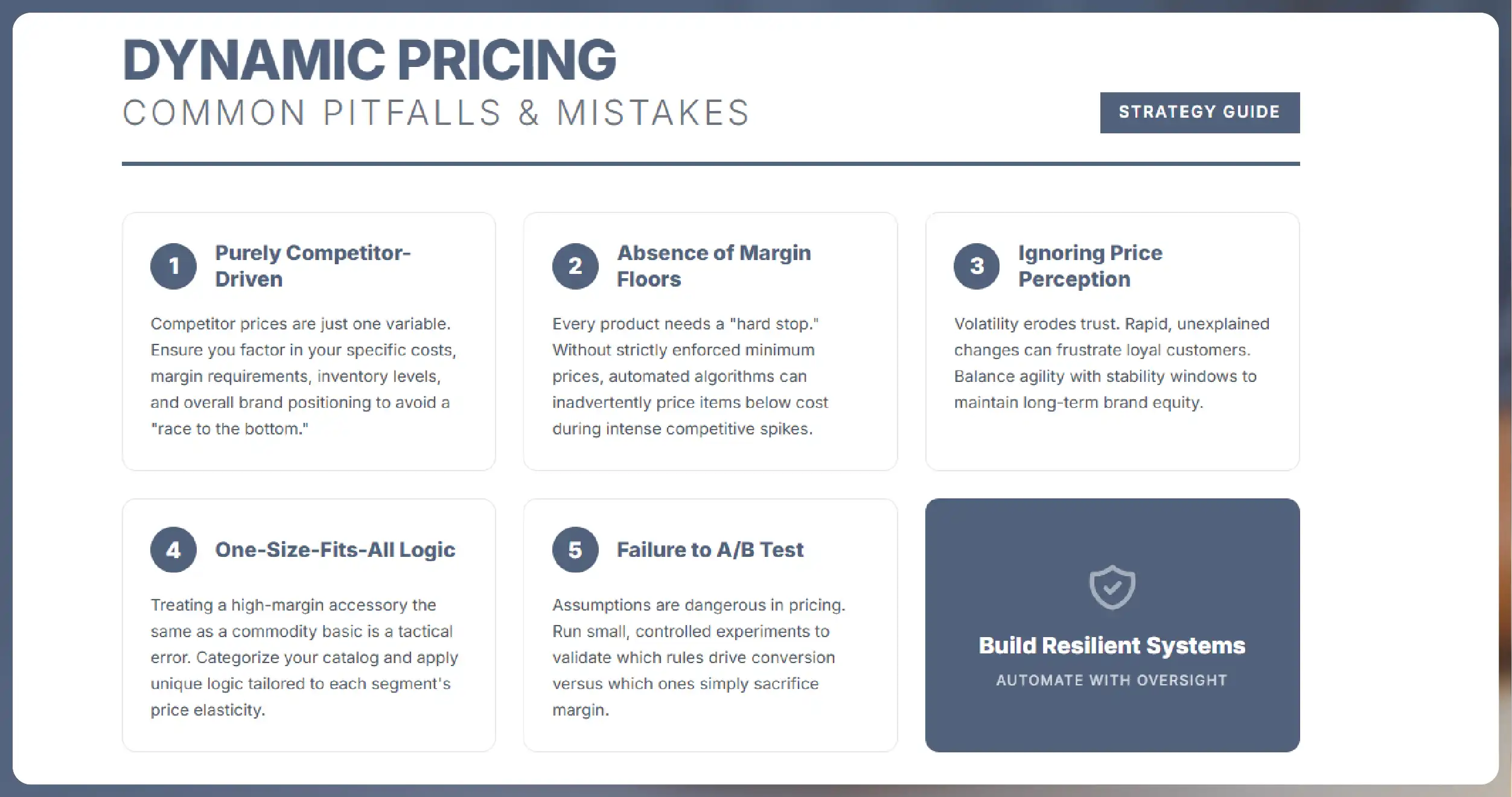 Common Dynamic Pricing Mistakes